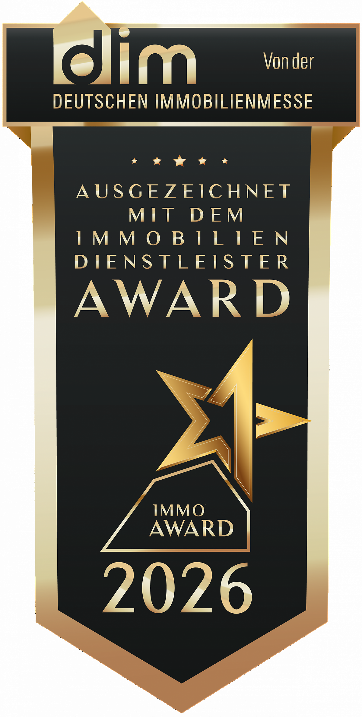 Foto Ausgezeichnet mit dem Immobiliendienstleister Award 2026
