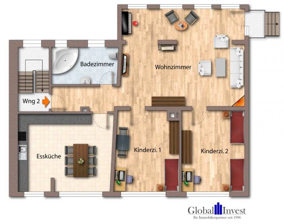 Obergeschoss Einfamilienhaus Sinsheim / Waldangelloch