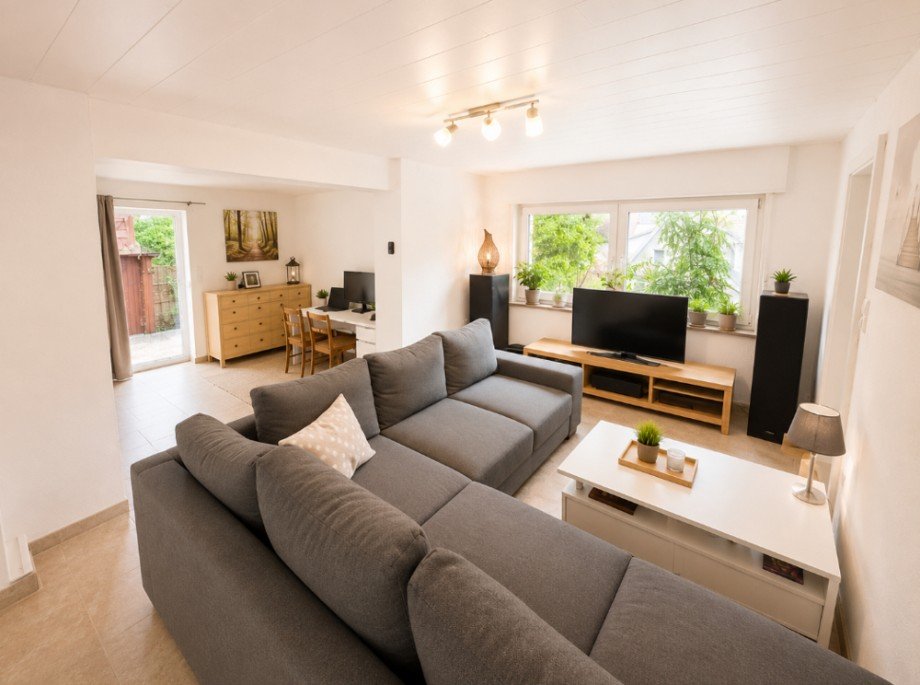 Wohnzimmer ELW Einfamilienhaus Sinsheim / Waldangelloch
