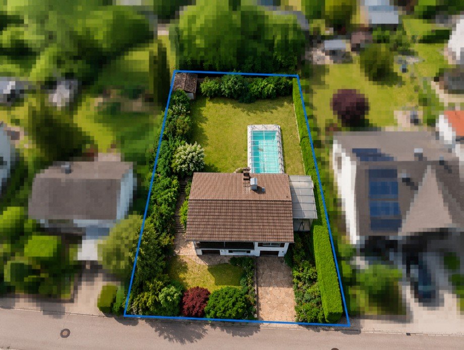 Luftbild Einfamilienhaus Sinsheim / Eschelbach