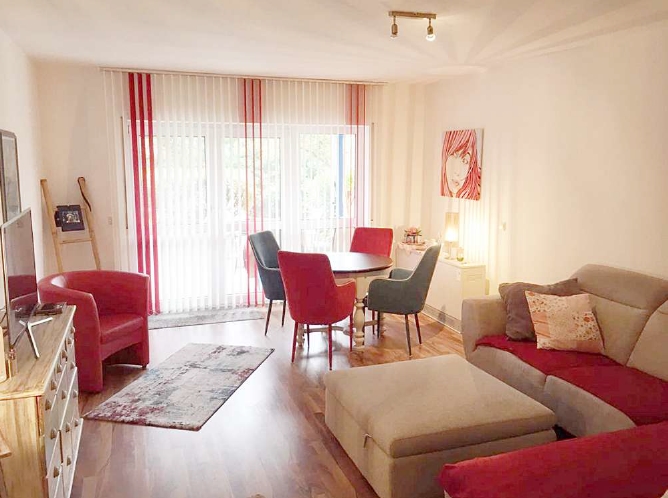 Wohnzimmer Erdgeschosswohnung Sinsheim / Rohrbach