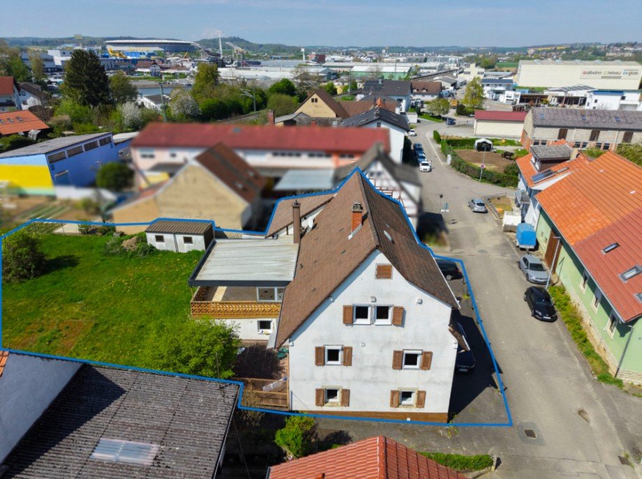 Seitenansicht Einfamilienhaus Sinsheim / Steinsfurt