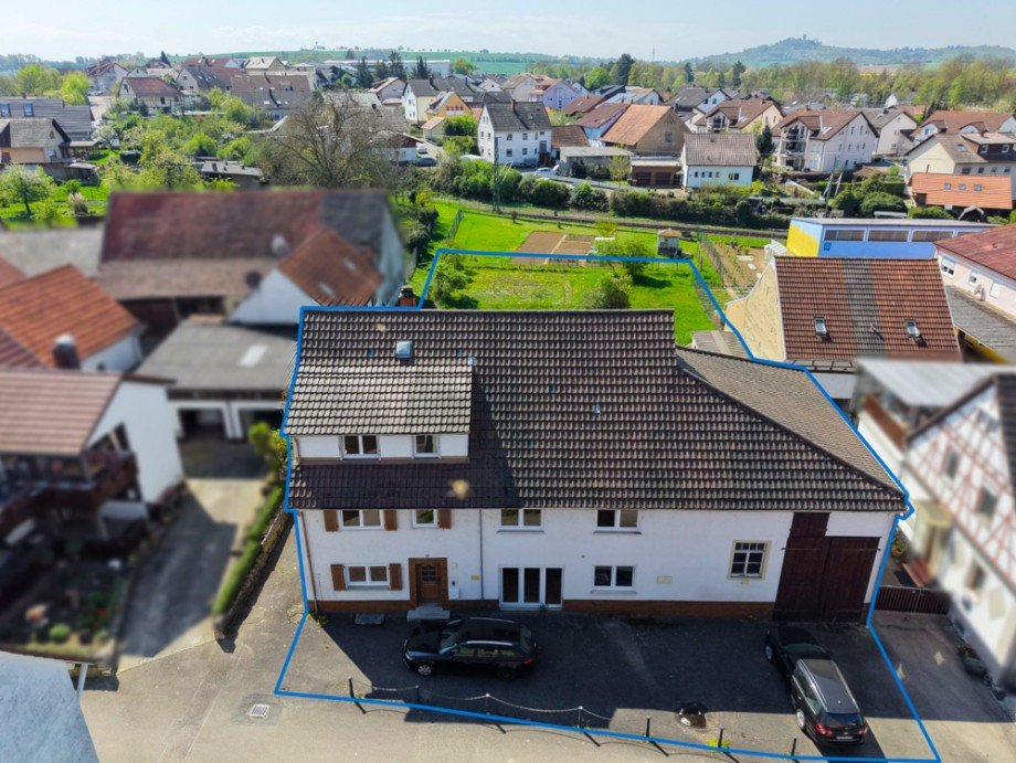 Stra�enansicht Einfamilienhaus Sinsheim / Steinsfurt