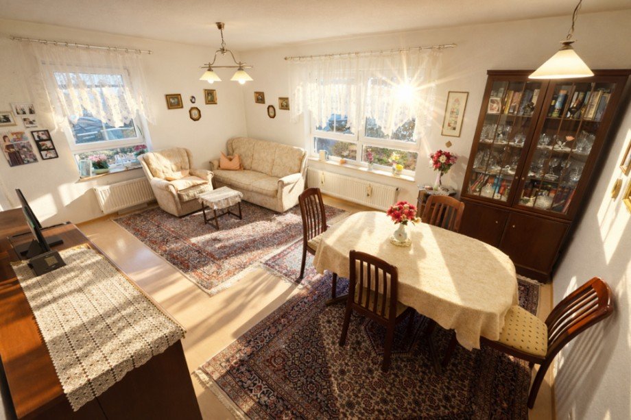 Wohnzimmer Etagenwohnung Lauda-K�nigshofen
