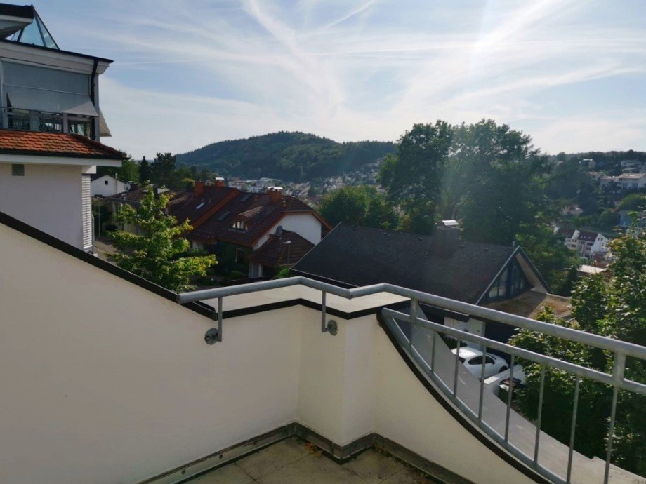 Fernsicht Dachgeschosswohnung Neckargem�nd