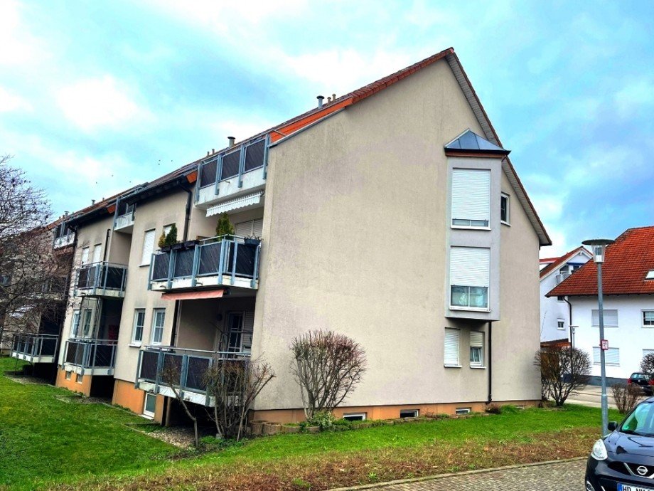 R�ckansicht Erdgeschosswohnung Reilingen