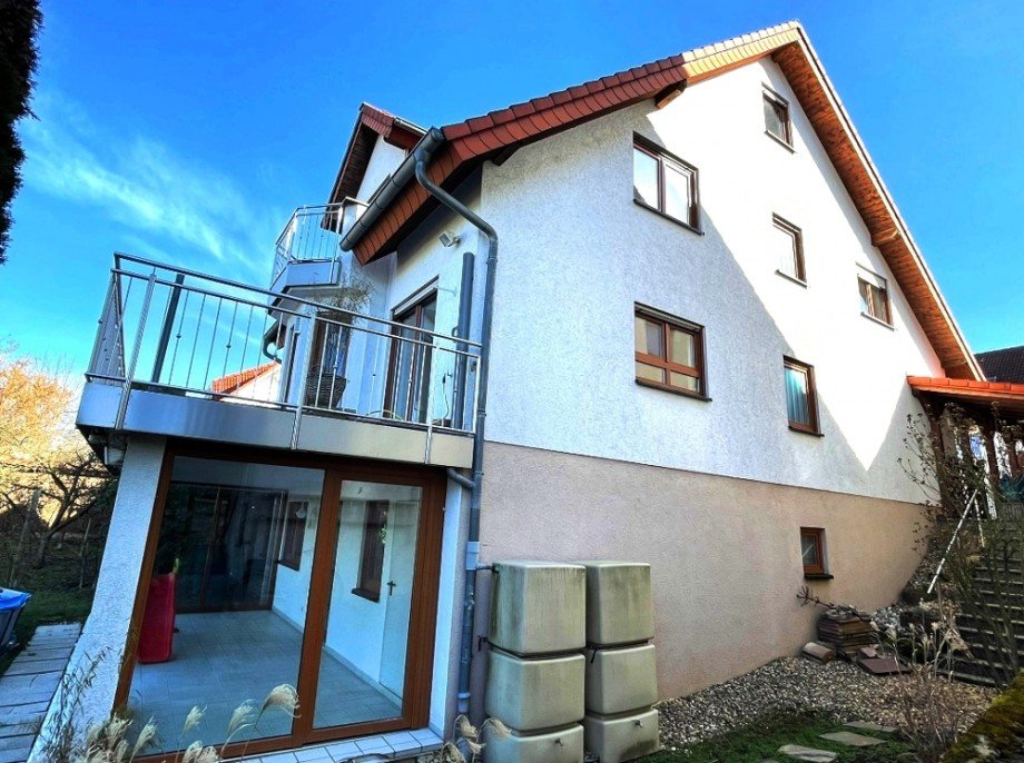 Seitenansicht Doppelhaush�lfte Neckarbischofsheim