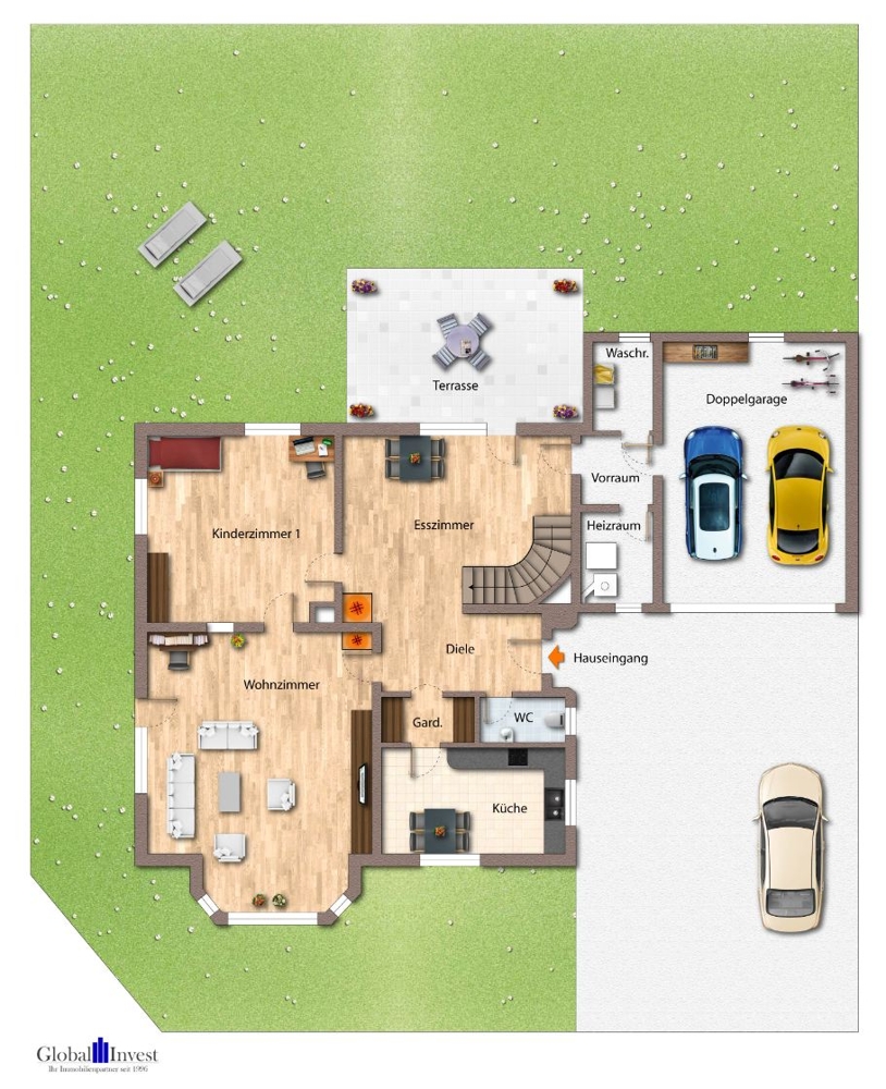 Erdgeschoss Einfamilienhaus Mauer
