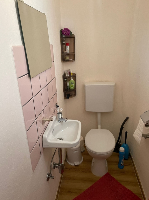 WC im OG Einfamilienhaus Kronau