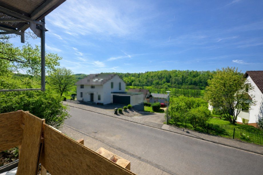 Ausblick Balkon Etagenwohnung Neckarbischofsheim