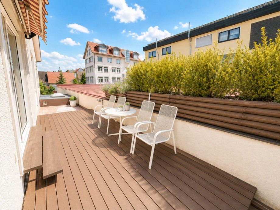 Terrasse Wng 1 Mehrfamilienhaus Lauffen am Neckar