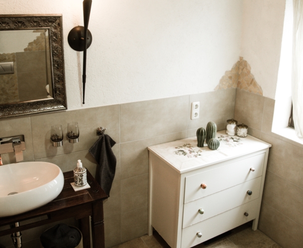 Badezimmer Erdgeschosswohnung Sinsheim