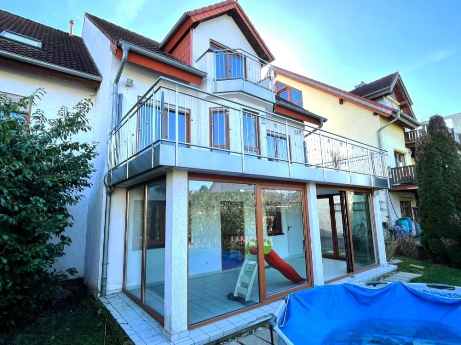 Gartenansicht Doppelhaush�lfte Neckarbischofsheim