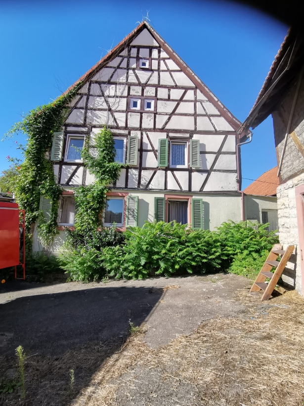 Seitenansicht Bauernhaus Schefflenz / Oberschefflenz