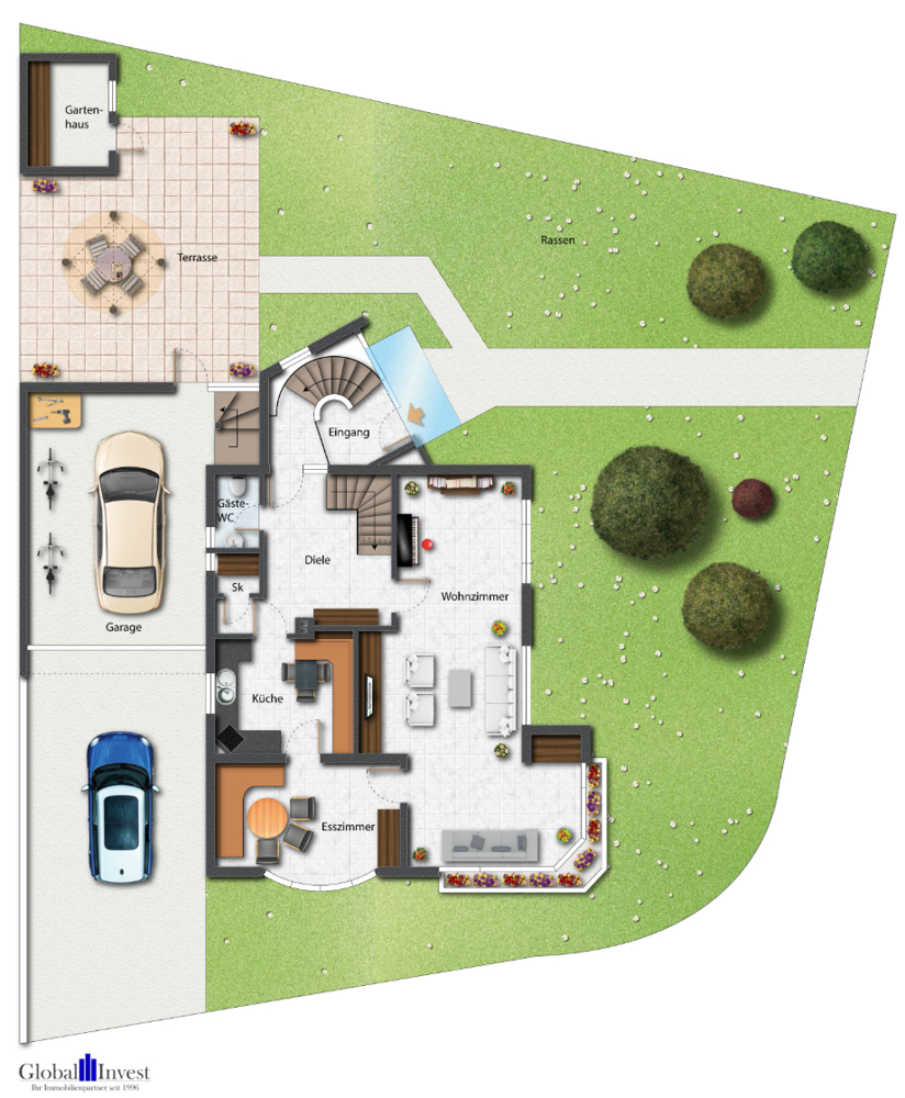Erdgeschoss Einfamilienhaus Flein
