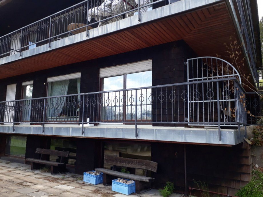 Balkon Erdgeschosswohnung Sch�nwald im Schwarzwald