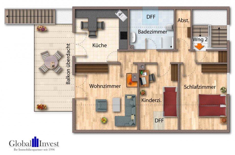 Dachgeschoss Einfamilienhaus Aglasterhausen / Michelbach