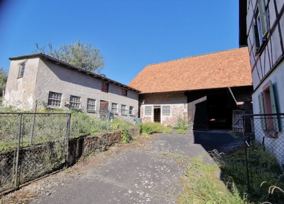 Hofeinfahrt Bauernhaus Schefflenz / Oberschefflenz