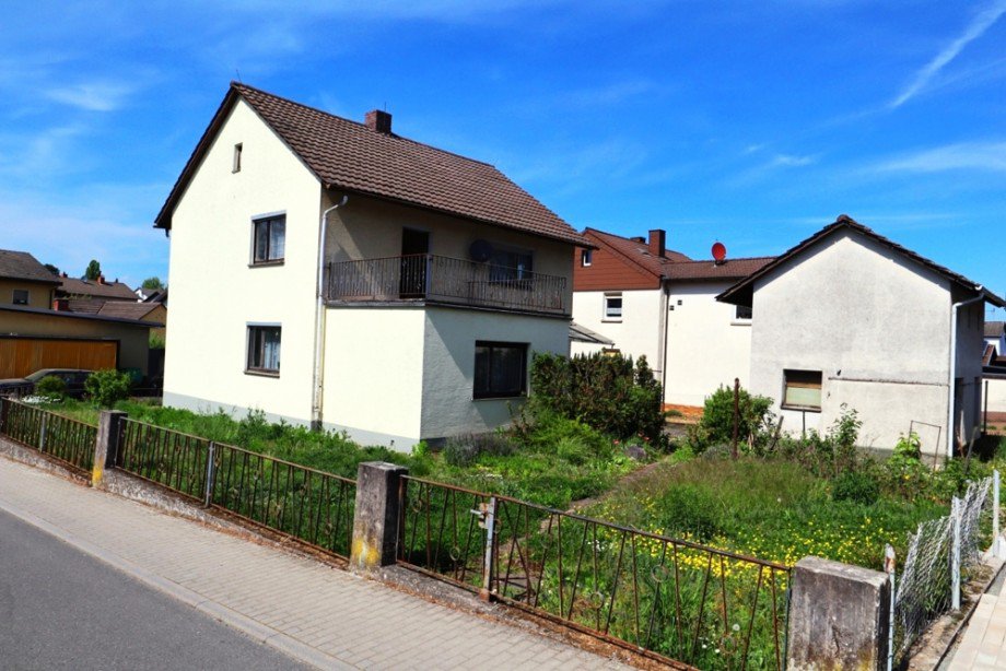 R�ckansicht Einfamilienhaus Zuzenhausen