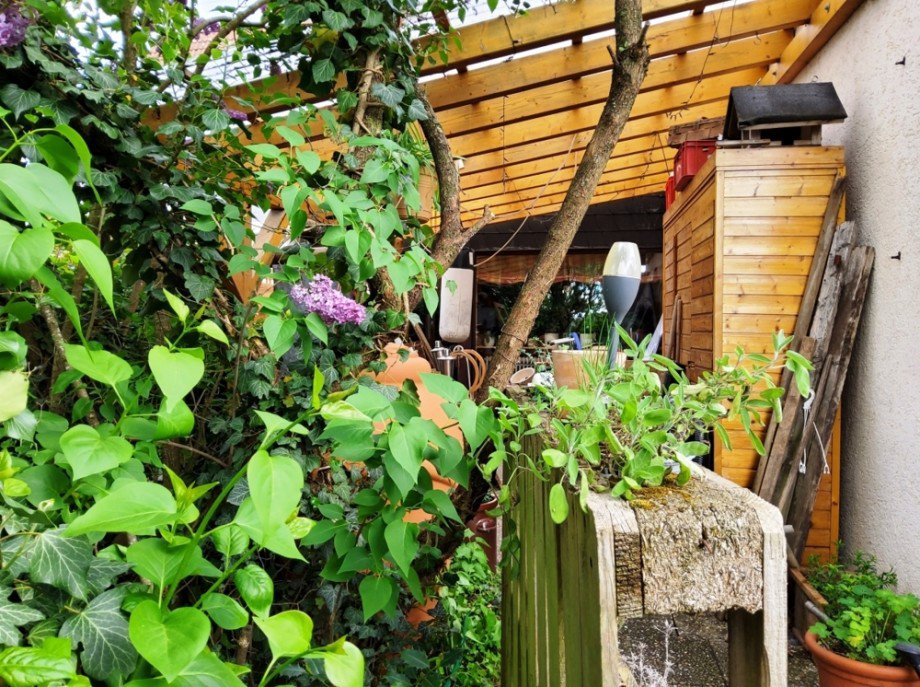 �berdachte Terrasse Doppelhaush�lfte Sinsheim / Hoffenheim