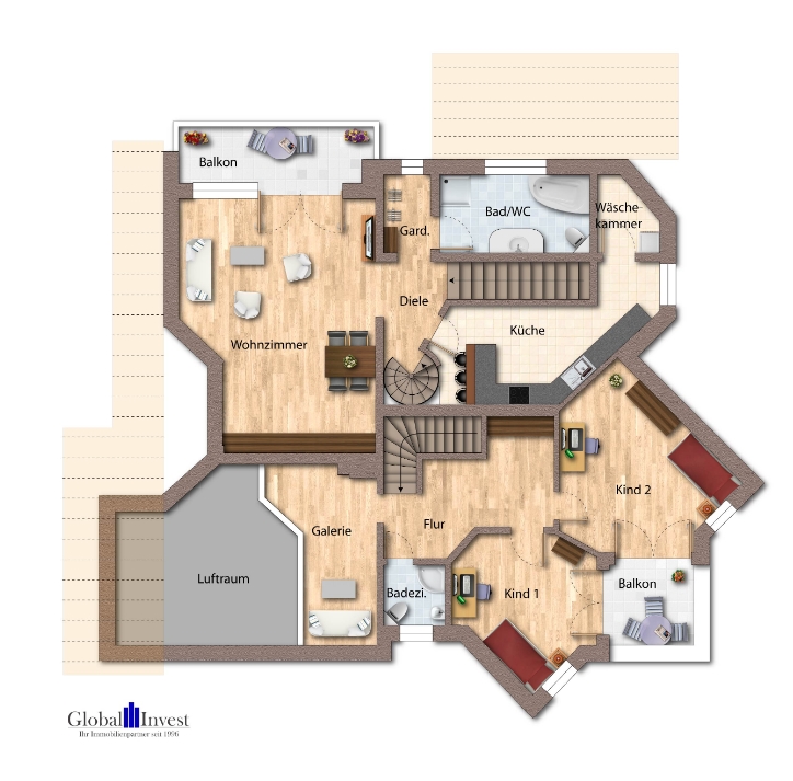 Obergeschoss Einfamilienhaus Oberhausen-Rheinhausen / Oberhausen