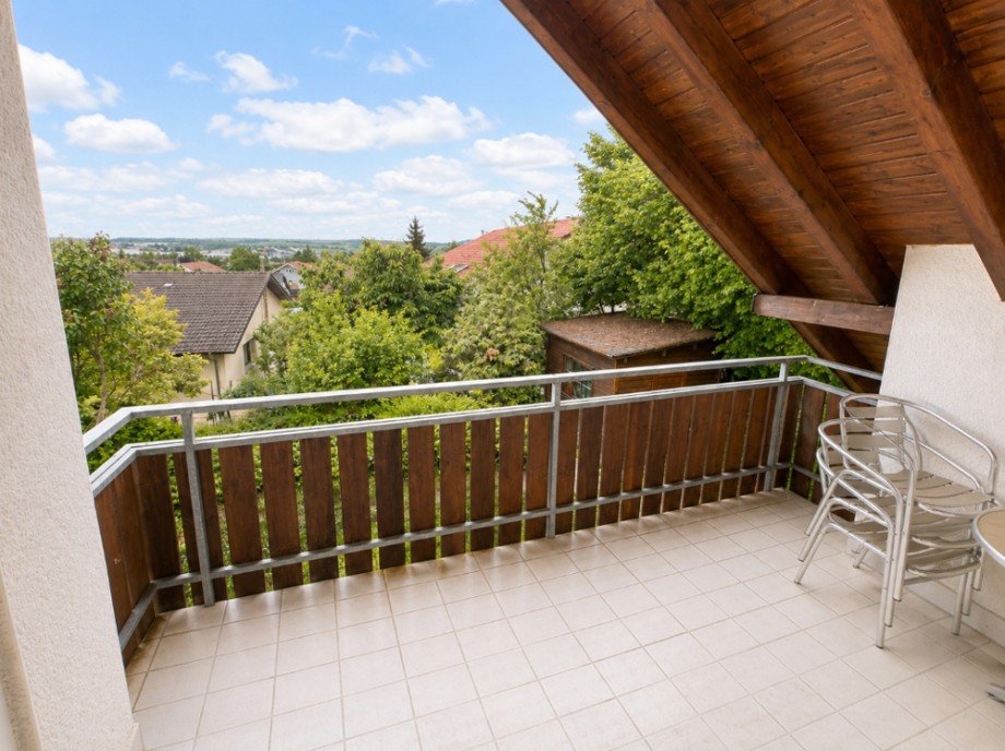 Balkon Doppelhaush�lfte Sinsheim