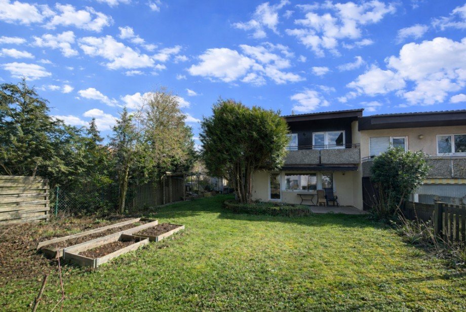 R�ckansicht Reihenendhaus Sinsheim