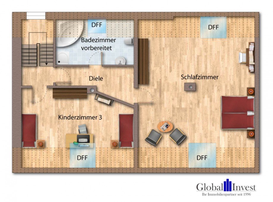 Dachgeschoss Einfamilienhaus Sinsheim / Waldangelloch