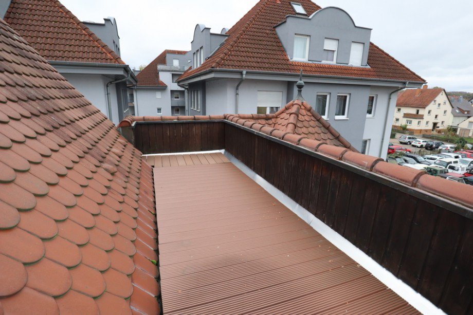 Balkon Dachgeschoss Maisonettewohnung Sinsheim