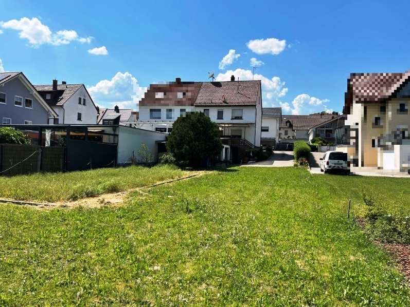 Gartenansicht Doppelhaush�lfte Kraichtal / Ober�wisheim