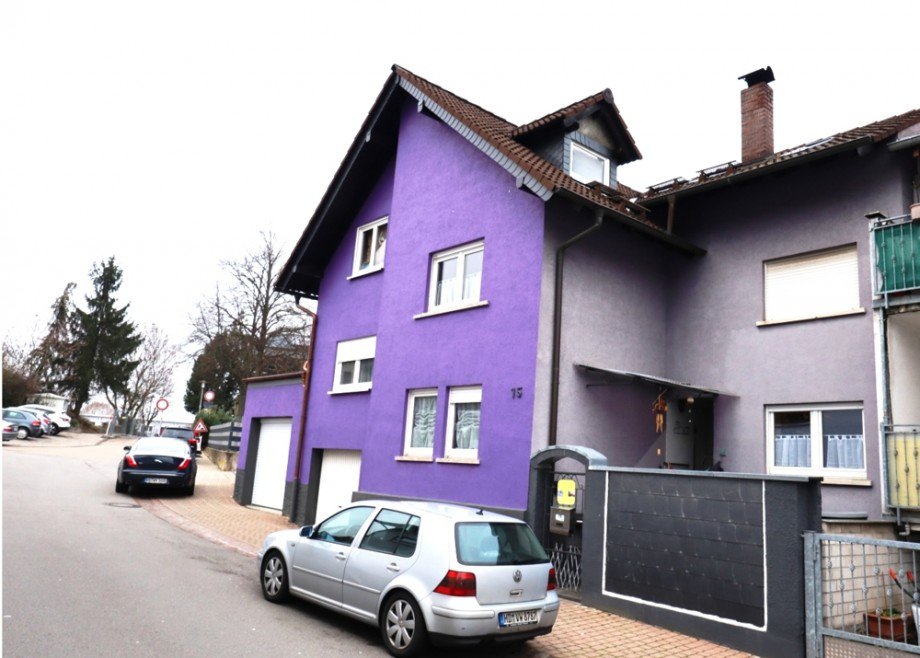 Hausansicht Doppelhaush�lfte Dielheim