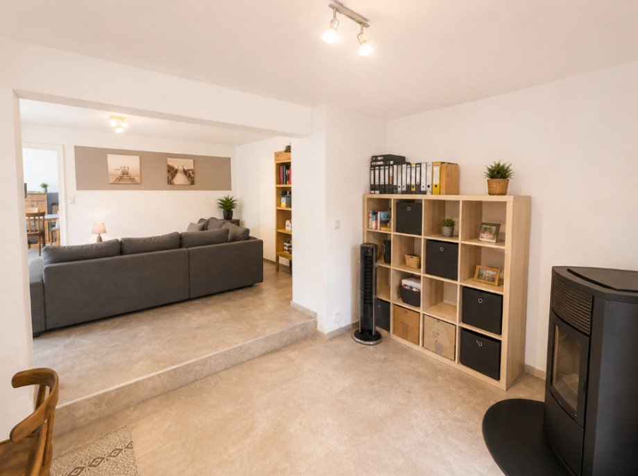 Wohnzimmer ELW Einfamilienhaus Sinsheim / Waldangelloch