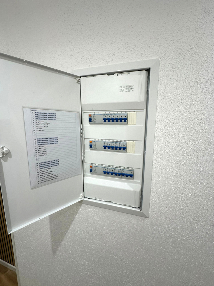 neuer Sicherungskasten Etagenwohnung Heidelberg / Ziegelhausen