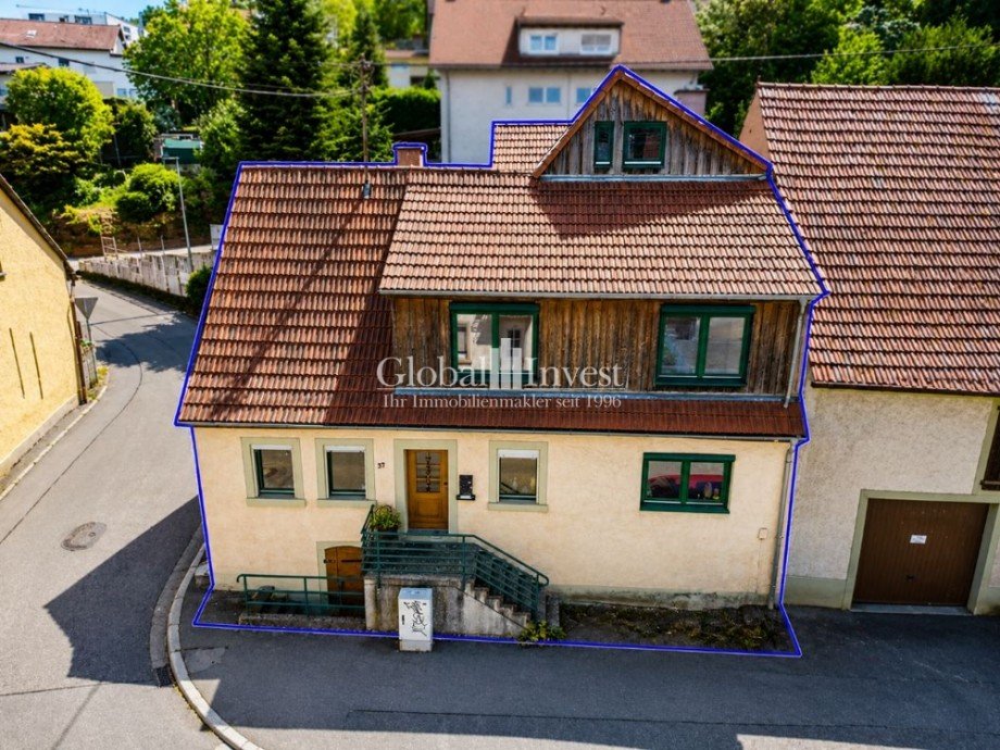 Stra�enansicht Einfamilienhaus Sinsheim / Reihen