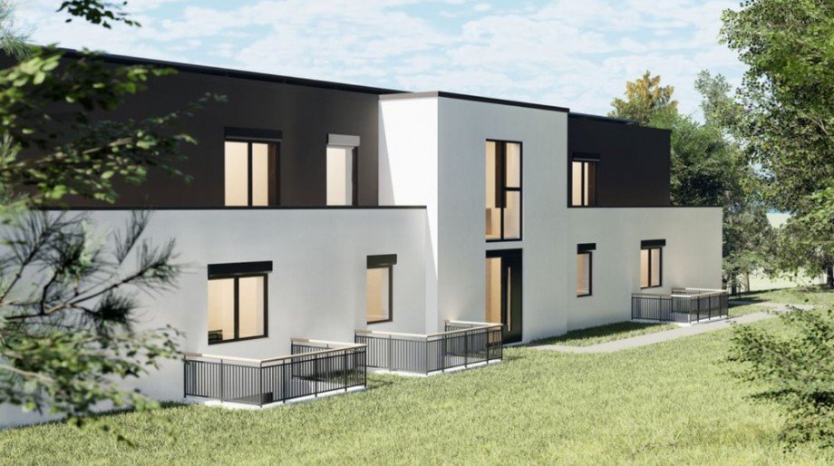 R�ckansicht Erdgeschosswohnung Sinsheim
