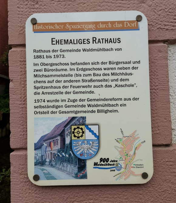 Hinweis auf Historie Einfamilienhaus Billigheim / Waldm�hlbach