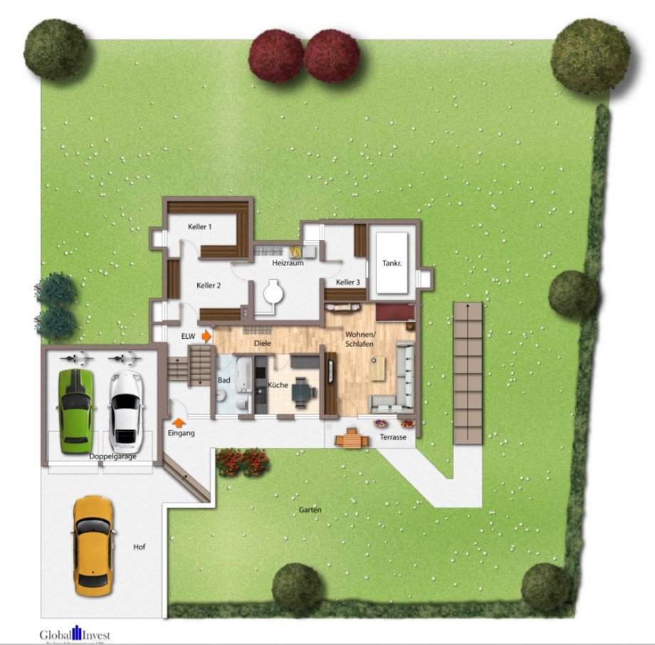 Untergeschoss Einfamilienhaus Bad Rappenau / Grombach