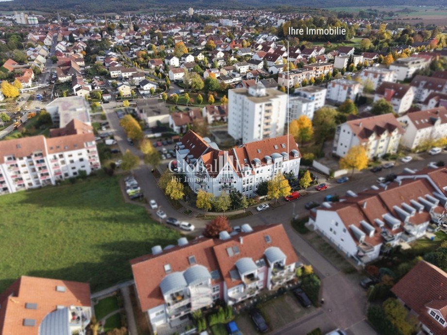 Drohnenaufnahme Erdgeschosswohnung Eppingen