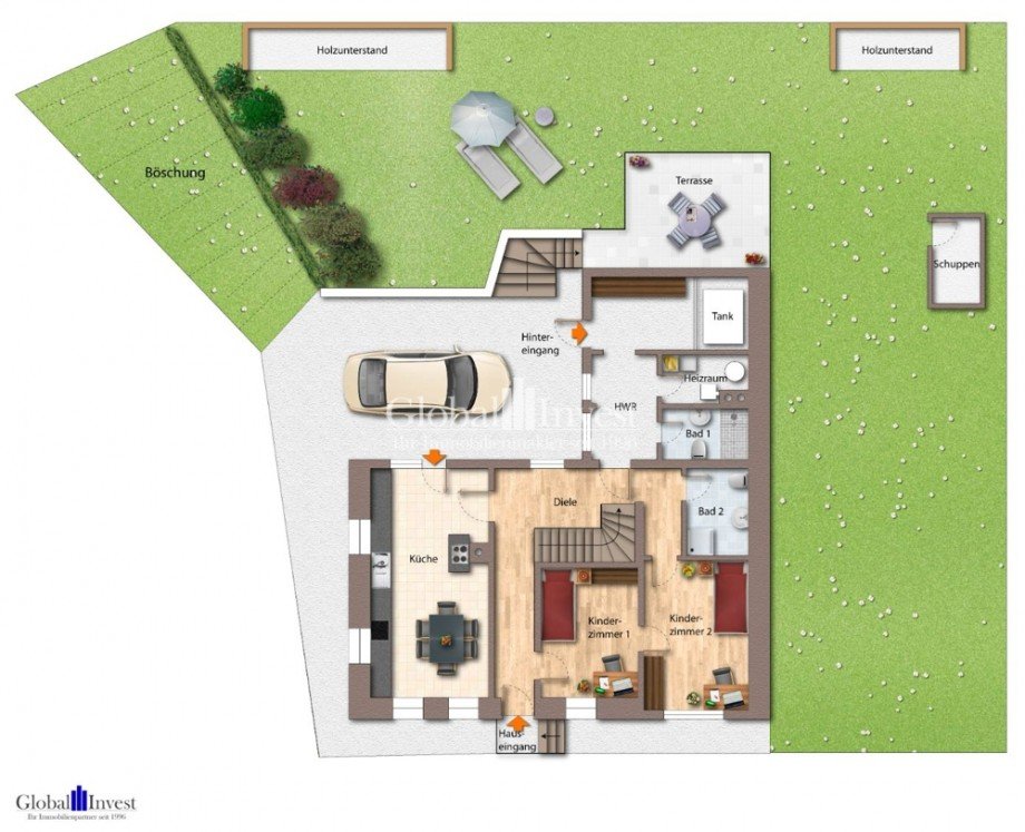 Erdgeschoss Einfamilienhaus Sinsheim / Reihen