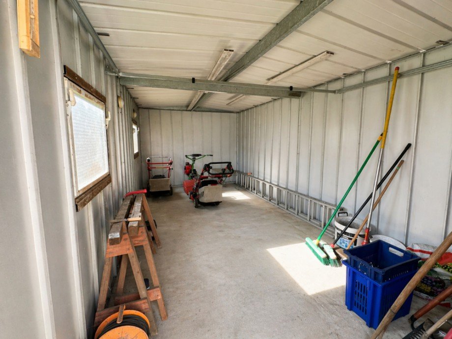 Garage als Ger�teschuppen Einfamilienhaus Sinsheim / Steinsfurt