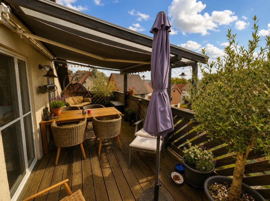 Balkon Dachgeschoss Einfamilienhaus Aglasterhausen / Michelbach