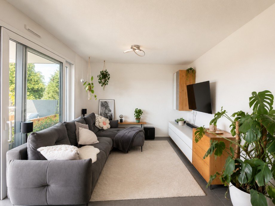 Wohnzimmer Etagenwohnung Sinsheim / Rohrbach