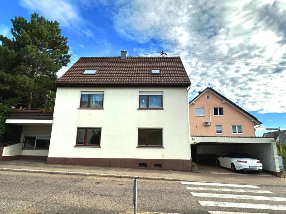 Stra�enansicht Zweifamilienhaus Heilbronn / Frankenbach