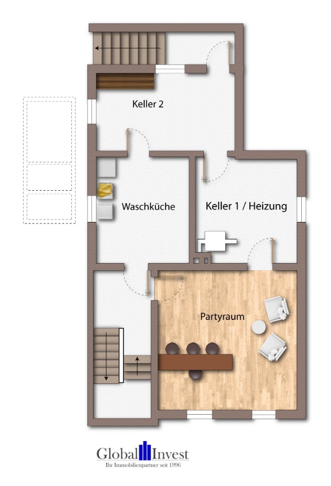 Grundriss Untergeschoss Einfamilienhaus Kronau