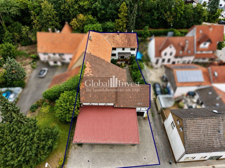 Luftaufnahme Einfamilienhaus Wiesloch