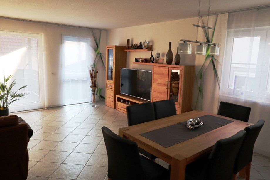 Wohnzimmer Doppelhaush�lfte Sinsheim