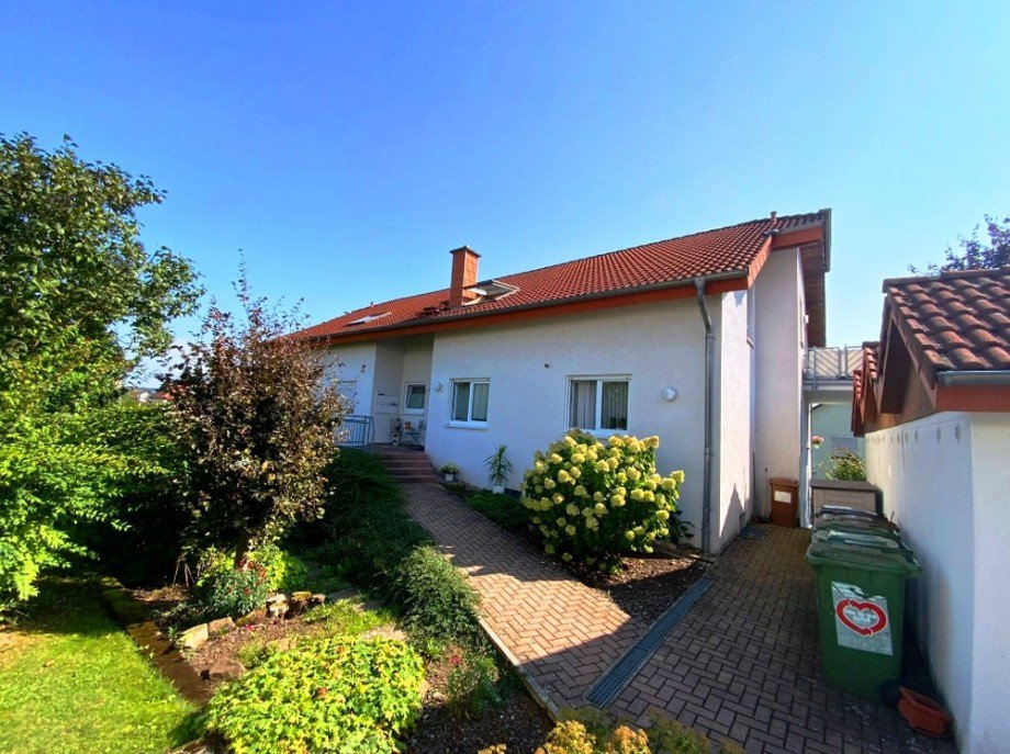 Hausansicht Erdgeschosswohnung Waibstadt