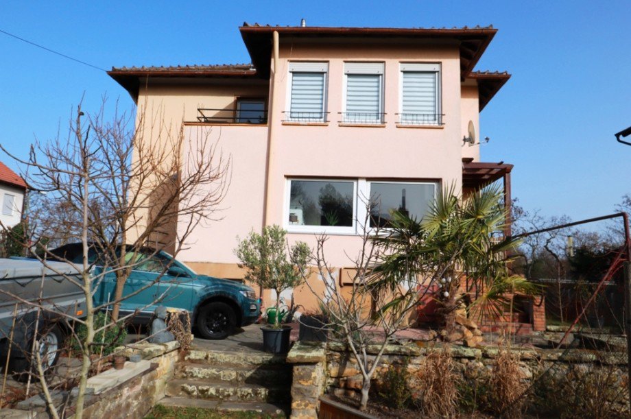 Gartenansicht Zweifamilienhaus Ludwigshafen am Rhein / Mundenheim