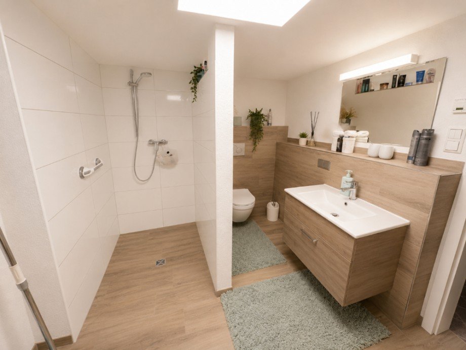 Badezimmer Untergeschoss Einfamilienhaus Aglasterhausen / Michelbach