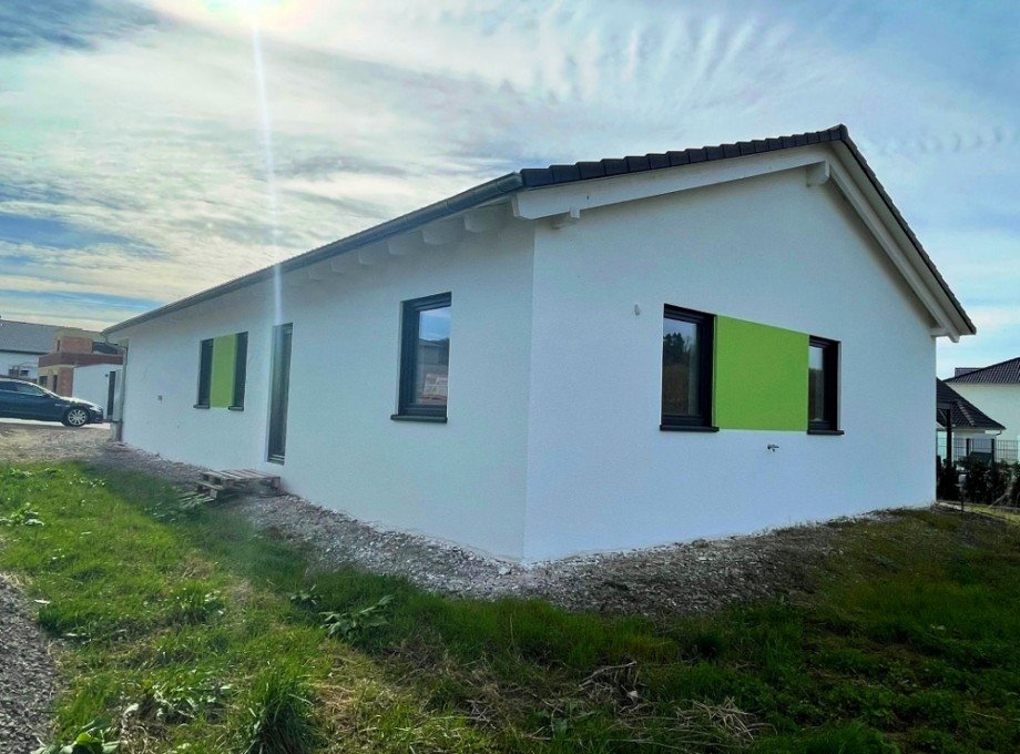 R�ckansicht Einfamilienhaus Eschelbronn
